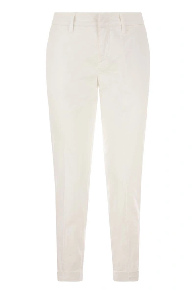 Shop Fay Chino Trousers In White