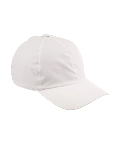 Shop Fedeli Nylon Baseball Cap In White