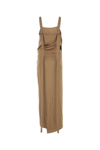 Shop Fendi Long Dresses. In Beige O Tan