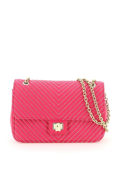 Shop Furla 'pop Star' Crossbody Bag In Fuchsia