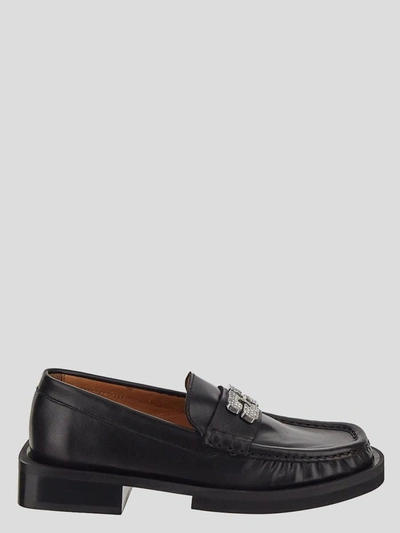 Shop Ganni Flat Shoes In Black