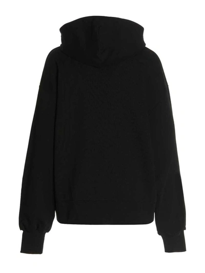 Shop Gcds 'don't Care' Capsule Hoodie With 'don't Care' Capsule In Black