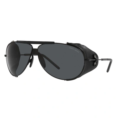 Shop Giorgio Armani Sunglasses In Black Matte