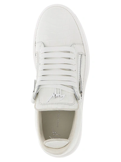 Shop Giuseppe Zanotti 'gz/94' Sneakers In White