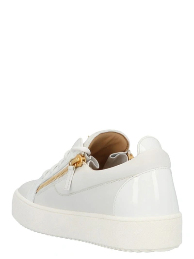 Shop Giuseppe Zanotti 'may London' Sneakers In White