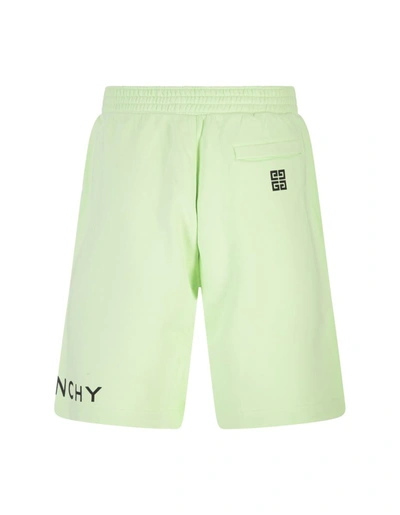 Shop Givenchy Archetype Bermuda Shorts In Mint In Green