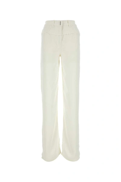 Shop Givenchy Jeans In White