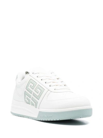 Shop Givenchy Sneakers In White/acqua
