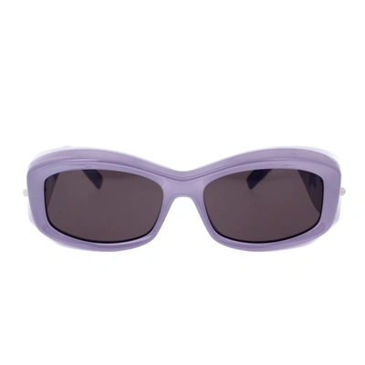 Givenchy G 180 Acetate Rectangle Sunglasses In Purple