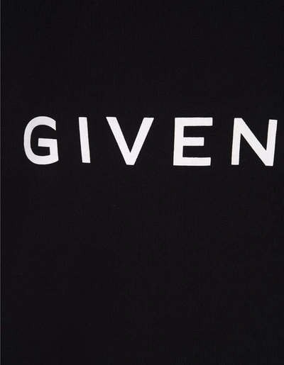 Givenchy Black Crew-neck Sweater With Inlay In Black
