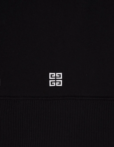 Givenchy Black Crew-neck Sweater With Inlay In Black