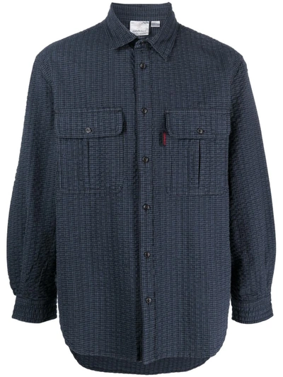 Shop Gramicci Cotton Shirt In Blue
