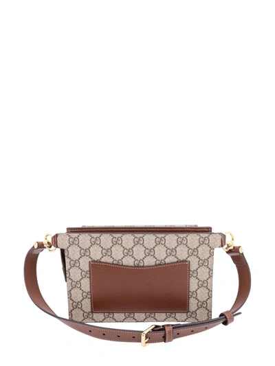 Shop Gucci Belt Bag In Brown