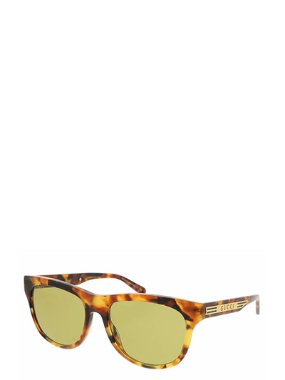 Shop Gucci Eyewear Sunglasses In Havana