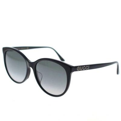Gucci Womens Black Gg1071s Square-frame Acetate Sunglasses In Black
