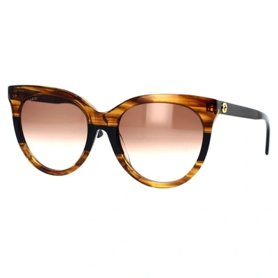 Shop Gucci Eyewear Sunglasses In Havana