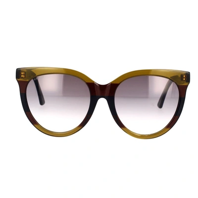 Shop Gucci Eyewear Sunglasses In Multicolor