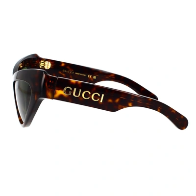 Shop Gucci Eyewear Sunglasses In Havana