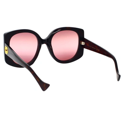 Shop Gucci Eyewear Sunglasses In Havana