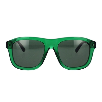 Shop Gucci Eyewear Sunglasses In Green