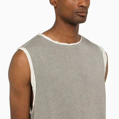 Shop Hed Mayner Sleeveless Jersey In Grey