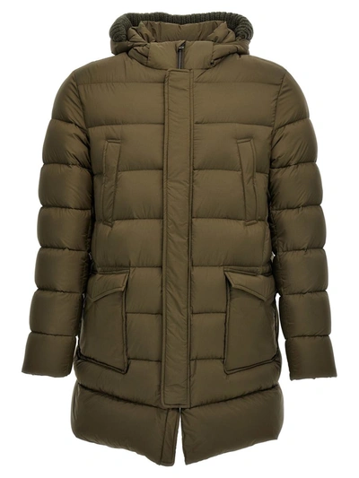 Shop Herno 'il Parka' Down Jacket In Green