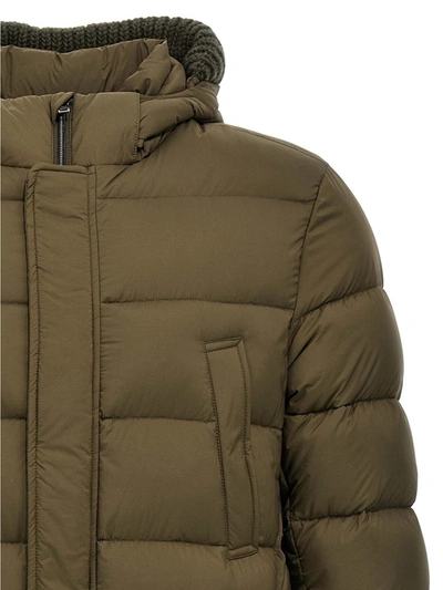 Shop Herno 'il Parka' Down Jacket In Green