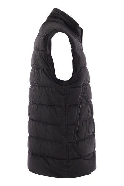 Shop Herno Il Gilet - Sleeveless Down Jacket In Black