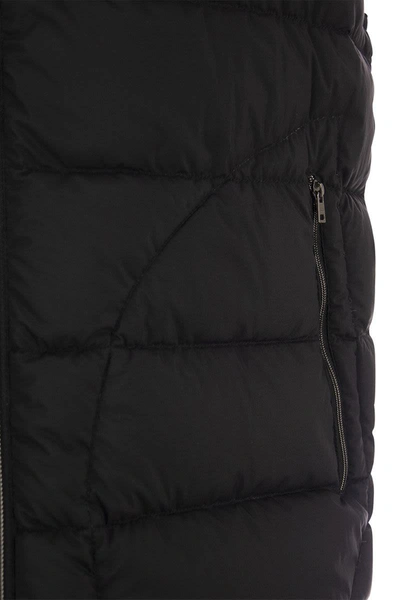 Shop Herno Il Gilet - Sleeveless Down Jacket In Black