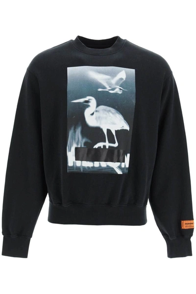 Shop Heron Preston 'censored' Sweatshirt In Black