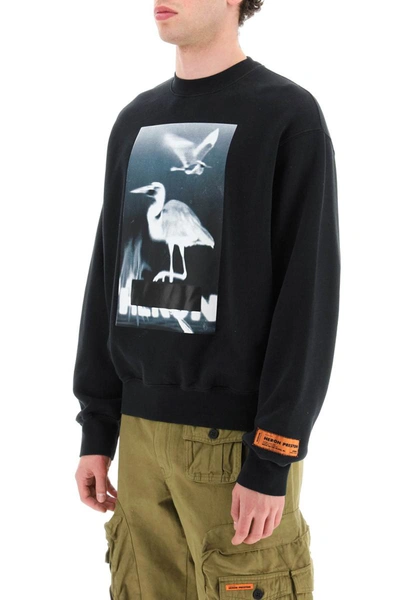 Shop Heron Preston 'censored' Sweatshirt In Black