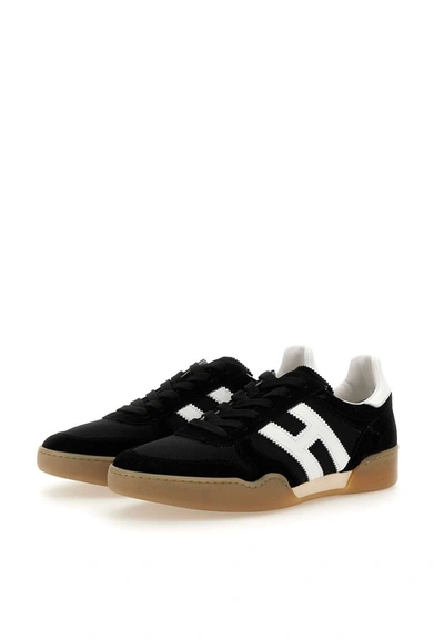 Shop Hogan "h357"  Sneakers In Black