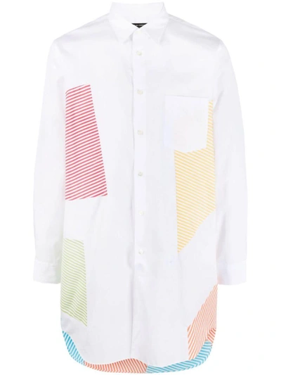 Shop Homme Plus Homme+ Cotton Shirt In White