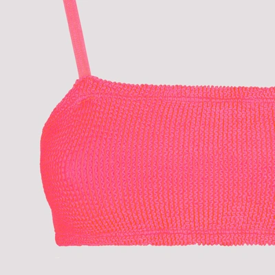 Shop Hunza G Gigi Bikini Swimwear In Pink &amp; Purple