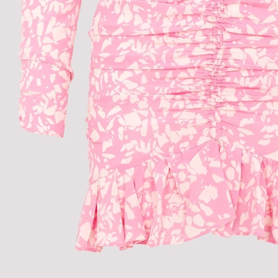 Shop Isabel Marant Lara Dress In Pink &amp; Purple