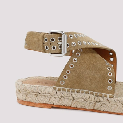 Shop Isabel Marant Illya Sandal Shoes In Brown