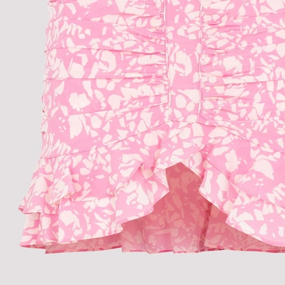 Shop Isabel Marant Milendi Skirt In Pink &amp; Purple