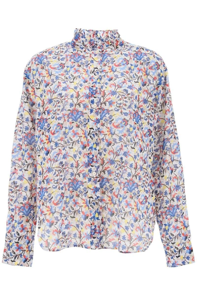 Shop Isabel Marant Étoile Isabel Marant Etoile Organic Cotton 'gamble' Shirt In Multicolor