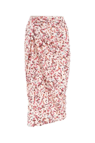 Isabel Marant Étoile Jeldia Printed Viscose Jersey Midi Skirt In Floral