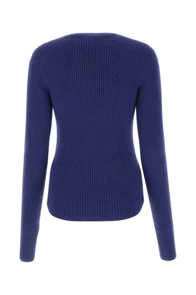 Isabel Marant Women Blue Wool Blend Bailey Sweater In Blue