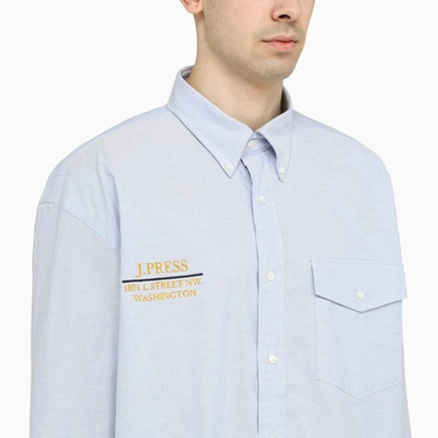 Shop Jpress J.press Button-down Shirt In Light Blue