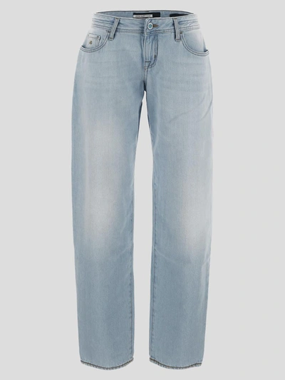 Shop Jacob Cohen Kendall Low Waist Jeans In Denim