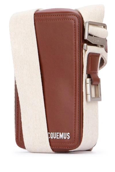 Shop Jacquemus Clutch In Brown