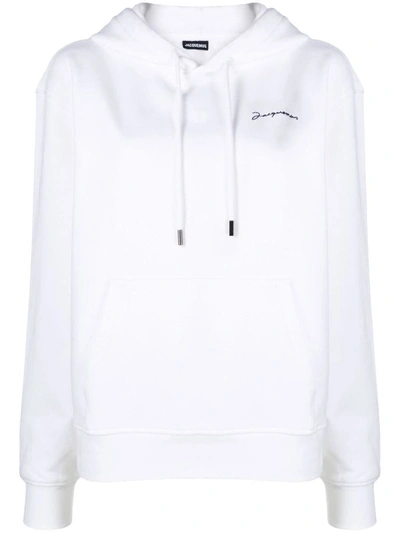 Shop Jacquemus Le Sweatshirt Brode Clothing In White