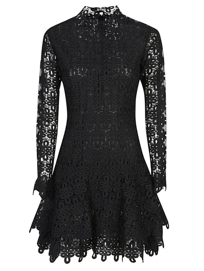 Shop Jonathan Simkhai Simkhai Joy Lace Mini Dress In Black