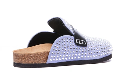 Jw Anderson Woman Mules & Clogs Lilac Size 6 Calfskin In Blue