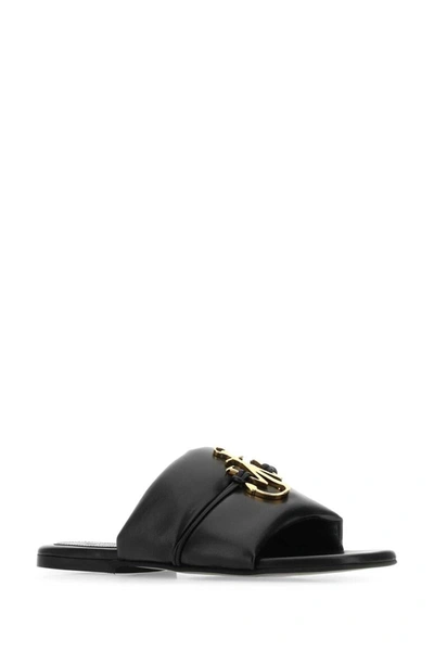 Shop Jw Anderson Slippers In Black