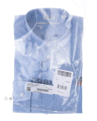 Shop Kenzo Shirt In Light Blue