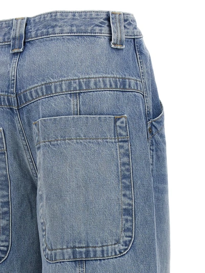 Shop Khaite 'jackie' Jeans In Light Blue