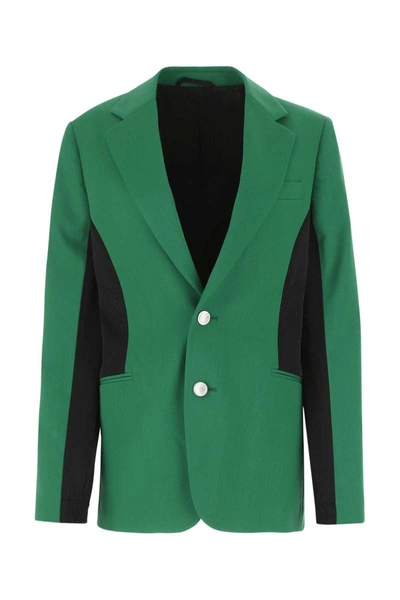 Shop Koché Koche Jackets And Vests In Green